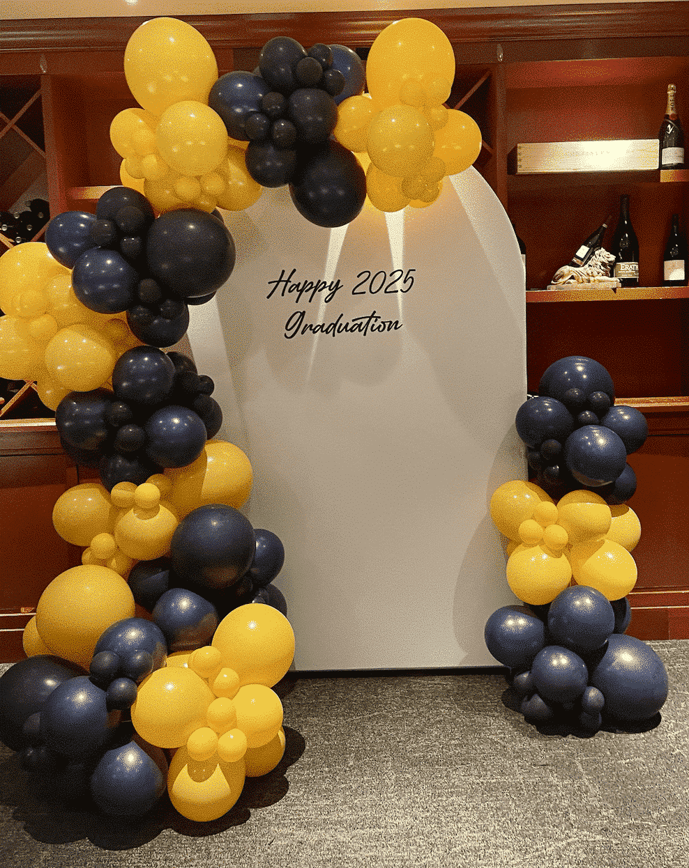 graduation 2025 balloon backdrop